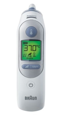 Thermometer (เครื่องวัดอุณหภูมิ Braun ThermoScan 7 with Age Precision)